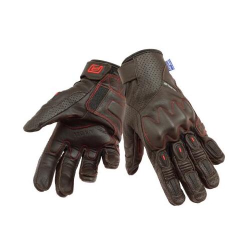 Rjays Pilot Motorcycle Glove  Brown  (Sm)