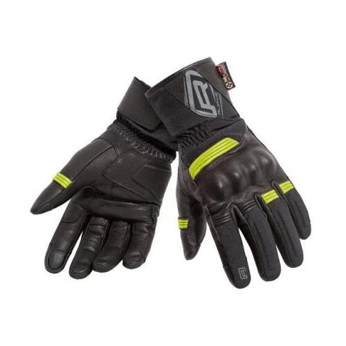 Rjays Tourer Motorcycle Glove Black/Yellow (Md)