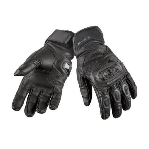 Rjays Pace Motorcycle Gloves - Black/Black