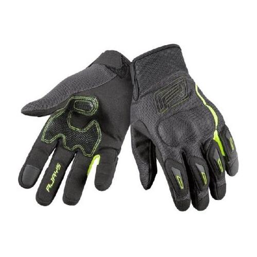 Rjays Flow Motorcycle Gloves - Black/Yellow