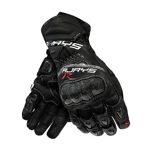 Rjays Long Cobra 2 Carbon Mens Leather Gloves - Black 2X-Large