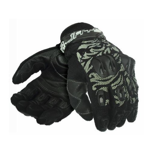 Rjays Skid Ladies Leather Gloves - Black/Gray