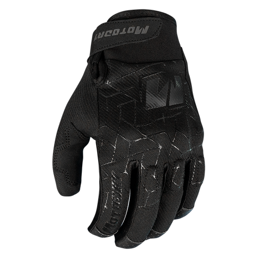 Motodry Atlas Vented Motorcycle Gloves - Black