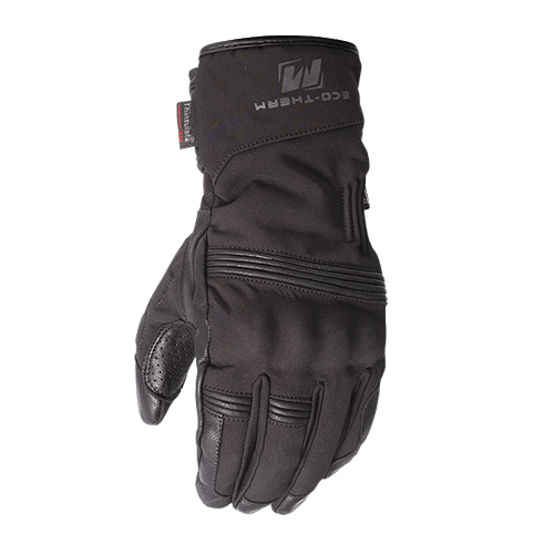 Motodry Men's Eco-Therm Winter Motorcycle Gloves - Black