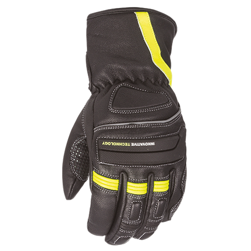 Motodry Men's Urban-Dry Motorcycle Gloves - Black/Fluo