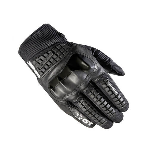 Spidi Men's X-GT Lea Vent Motorcycle Gloves - Black