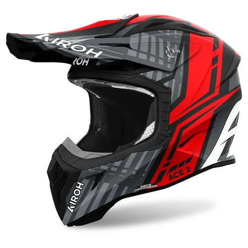 Airoh Aviator Ace 2 Proud Red Matt Motorcycle Helmet [Size: Small]