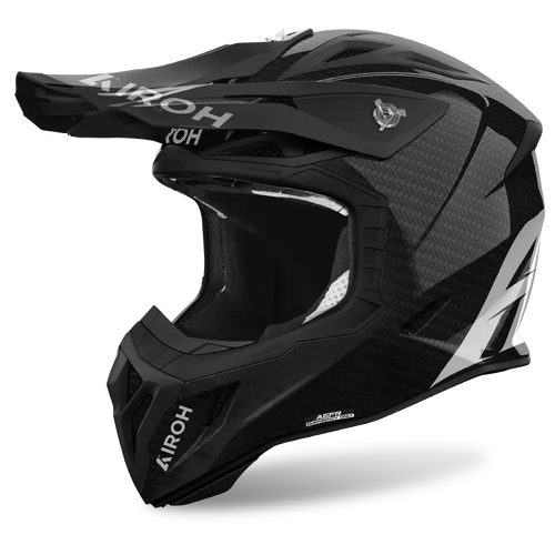 Airoh Aviator Ace 2 Carbon Gloss Motorcycle Helmet [Size: Small]