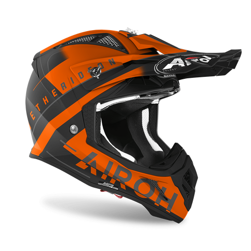 Airoh Aviator Ace Amaze Motorcycle Helmet Matte Orange Medium