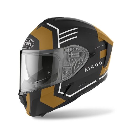 Airoh Spark Thrill Motorcycle Helmet Matte Gold Medium