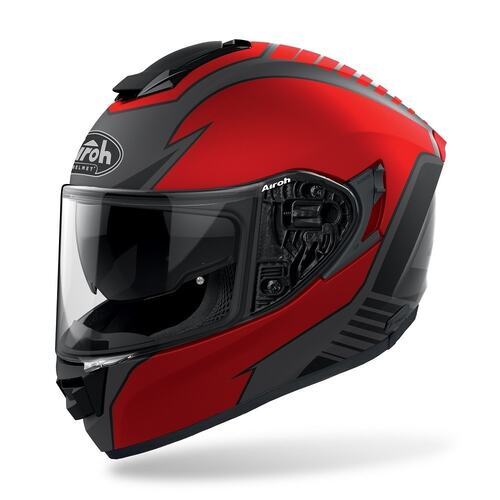 Airoh ST501 Type Motorcycle Helmet Red Matt Small