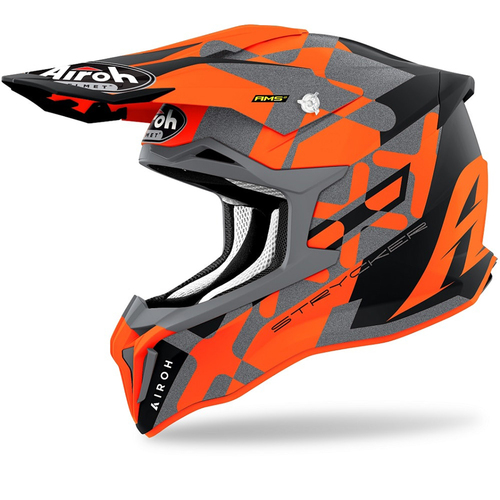 Airoh Strycker XXX Motorcycle Helmet - Orange Matte