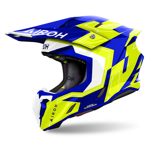 Airoh Twist 3.0 Dizzy Blue/Yellow Gloss [Size: Small]