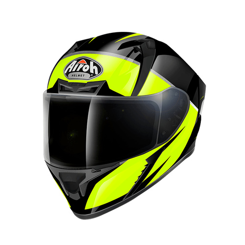 New Airoh Valor Eclipse Yellow Lightweight Helmet- M