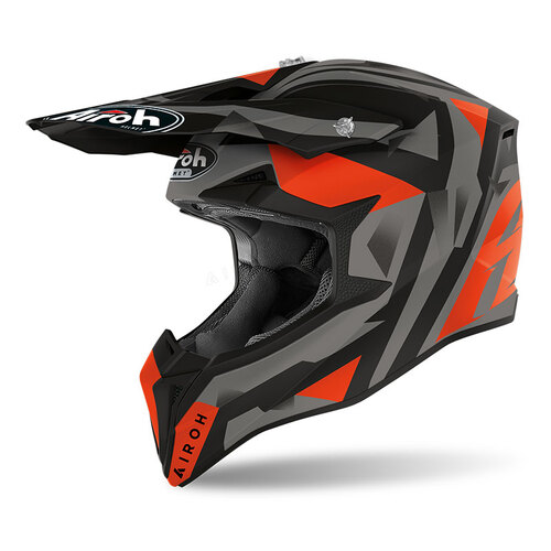 Airoh Wraap Sequel Motorcycle Helmet Orange Matt Medium