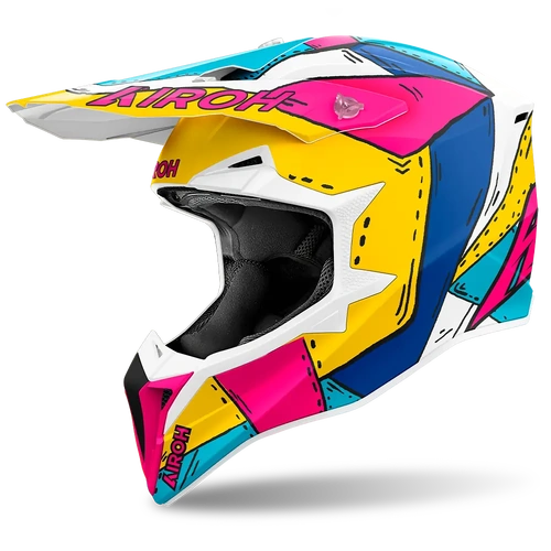 Airoh Wraaap Paint Matt Motorcycle Helmet [Size: Small]