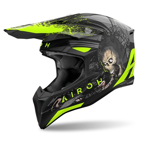 Airoh Wraap Darkness Matt Motorcycle Helmet [Size: Small]