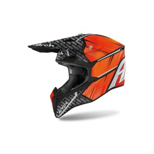 Airoh Wraap Idol Motorcycle Helmet - Orange Matte