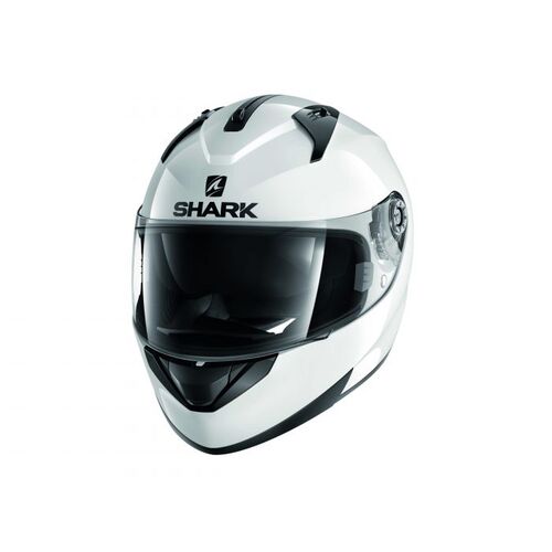 Shark Ridill Blank Motorcycle Helmet - White