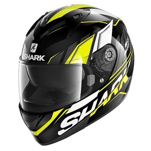 Shark Ridill 1.2 Phaz Motorcycle Helmet - Black/Yellow/White