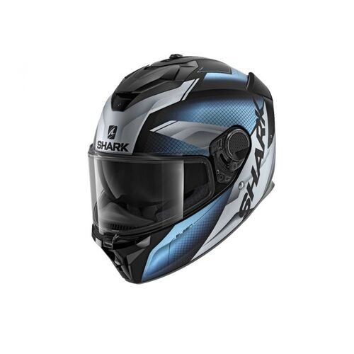 Shark Spartan GT Elgen Motorcycle Helmet - Matte Black/Silver