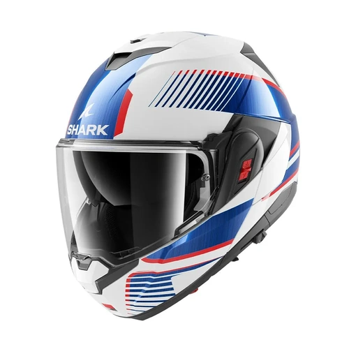 Shark OXO Sikter White/Chrome/Blue [Size: Small]