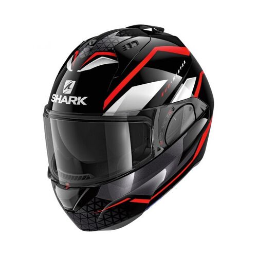 Shark Evo-ES Yari Motorcycle Helmet - Black/Red/White