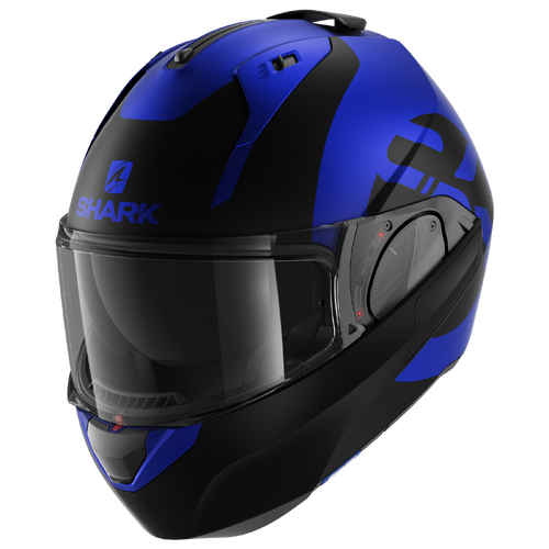 Shark Evo-ES Kedje Mat Motorcycle Helmet - Blue/Black