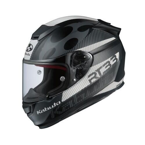Kabuto RT33 SP1 Motorcycle Helmet - Matte Black/White