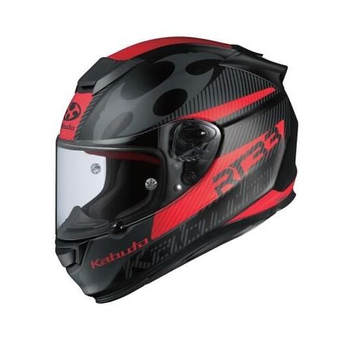 Kabuto RT33 SP1 Motorcycle Helmet - Matte Black/Red