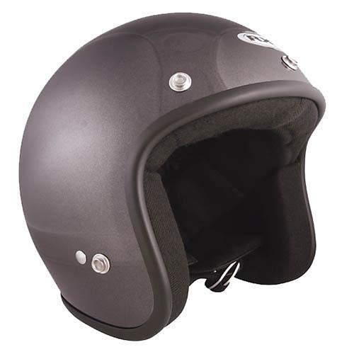 Rxt Challenger Open Face Motorcycle Helmet - Gun Metal