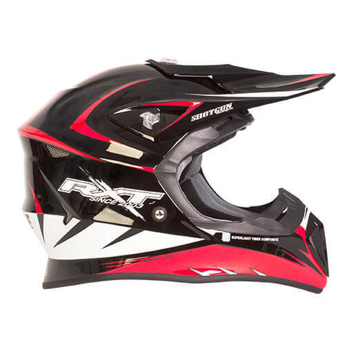 Rxt 707 Edge MX Motorcycle Helmet - Black/Red