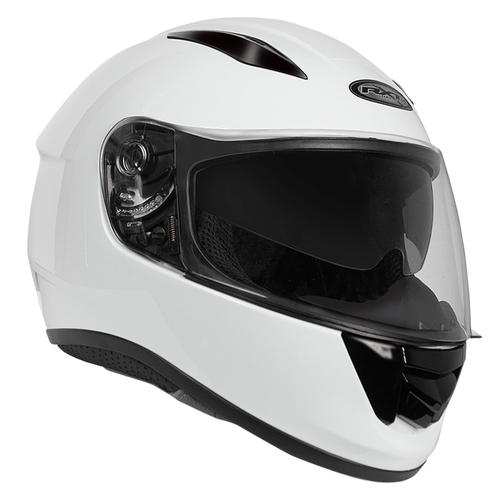 RXT A736 Evo Solid Motorcycle Helmet White Small