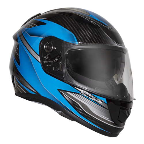 Rxt A736 Evo Axis Motorcycle Helmet - Black/Blue