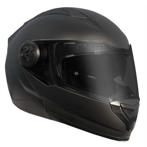 RXT 909 Flip-Up Motorcycle Helmet Matt Black Small
