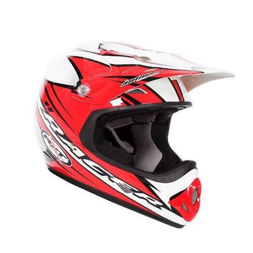 Rxt Kid's A717C Racer 2 Motorcycle Dirt  Helmet 2X-Small - Red