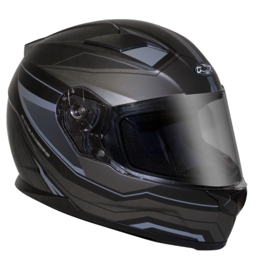 Rxt 817 Street Missile Motorcycle Helmet - Matte Black/Silver