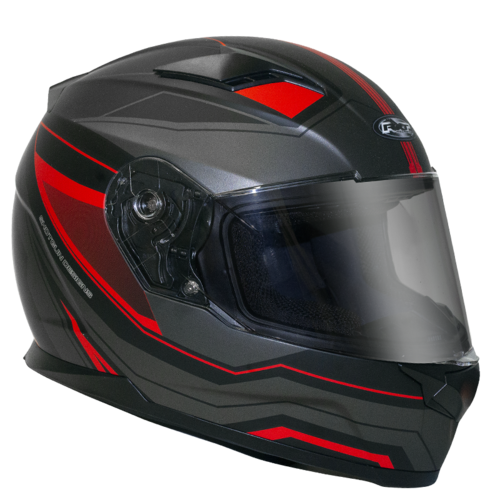 Rxt 817 Street Missile Motorcycle Helmet - Matte Black/Red