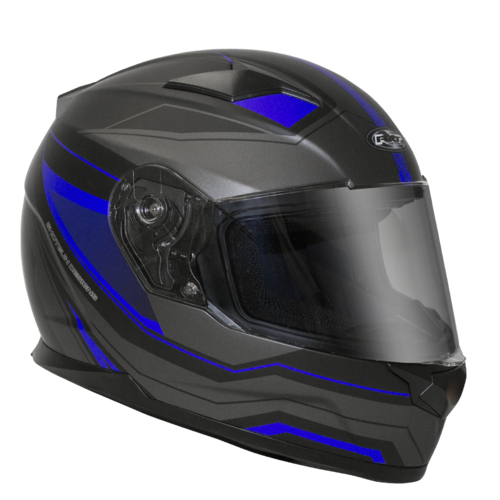 Rxt 817 Street Missile Motorcycle Helmet - Matte Black/Blue