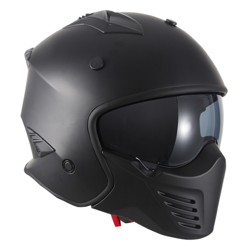 RXT FS-X2-X Warrior 2 Motorcycle Helmet Matt Black X-Large 