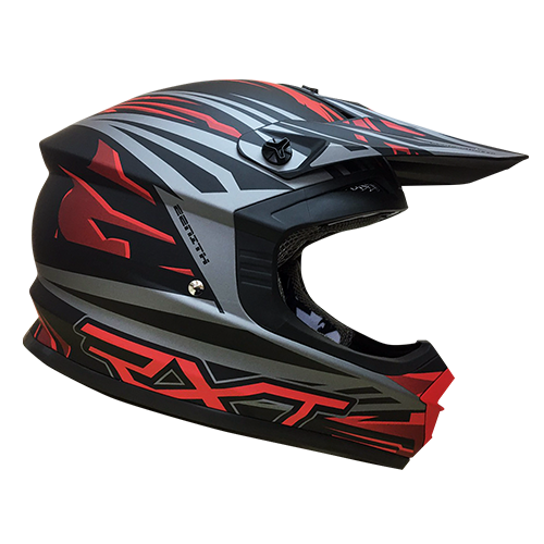 Rxt A730 Zenith 3 Motorcycle Helmet - Matte Black/Red