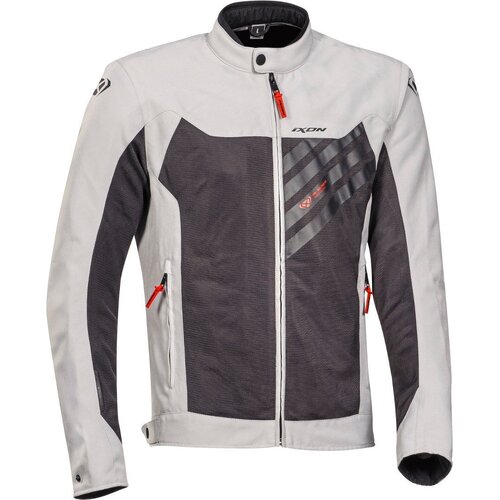 Ixon Orion Motorcycle Jacket - Light Grey/Anthracite