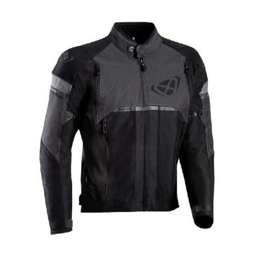 Ixon All Road Motorcycle Jacket - Black/Grey 