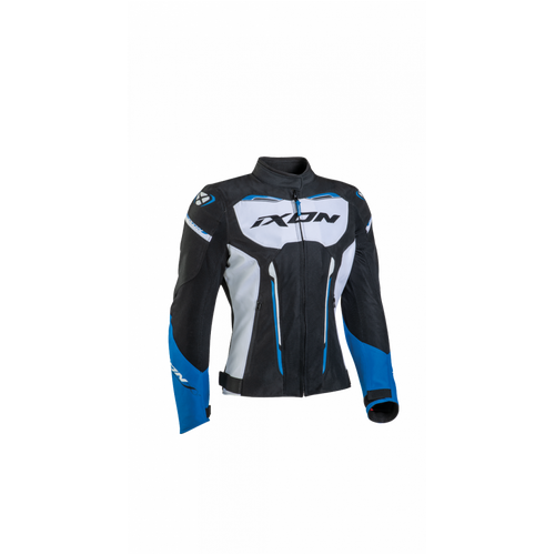 Ixon Striker Air Women's WP Motorcycle Jacket - Black/White/Blue