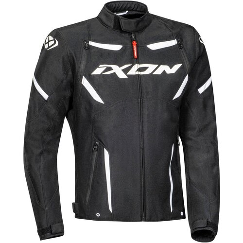 Ixon Men's Striker Kid Motorcycle Jacket - Black/White