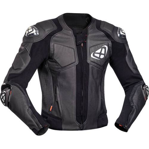 Ixon Vendetta Evo Motorcycle Leather Jacket - Black