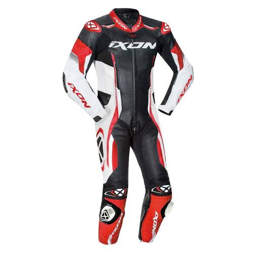 Ixon Vortex 2 Motorcycle Suit 1Pc Black/White/Red (2Xl)