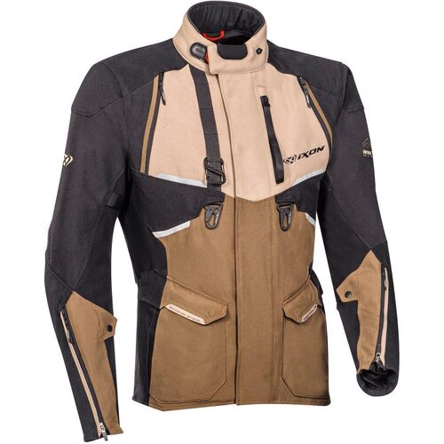 Ixon Eddas Motorcycle Jacket - Sand/Brown/Black