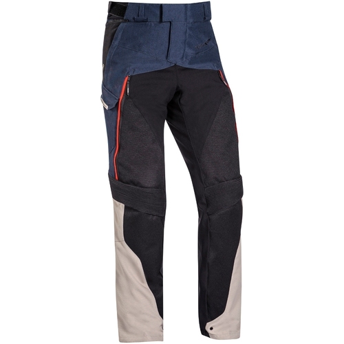 Ixon Eddas Textile Motorcycle Pants - Greige/Navy/Black
