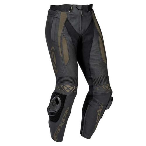 Ixon Vortex 2 Leather Racing Trousers Motorcycle Pants - Black